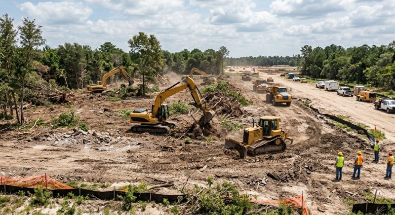 Commercial Site Clearing in Cumming, GA